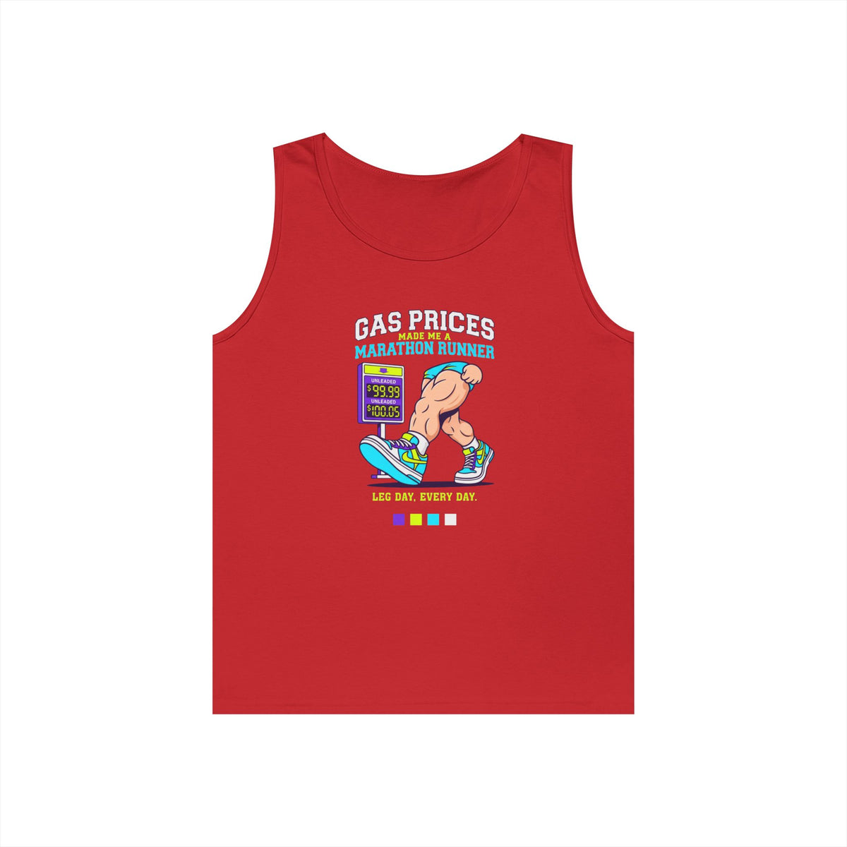 Color: Red | Gas Prices Made Me a Marathon Runner Tank Top