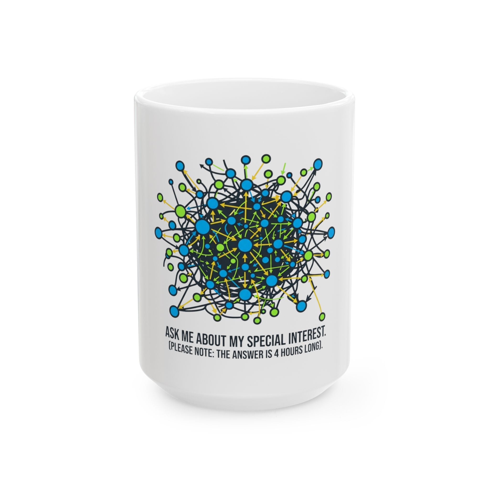 "Special Interest" White Ceramic Mug