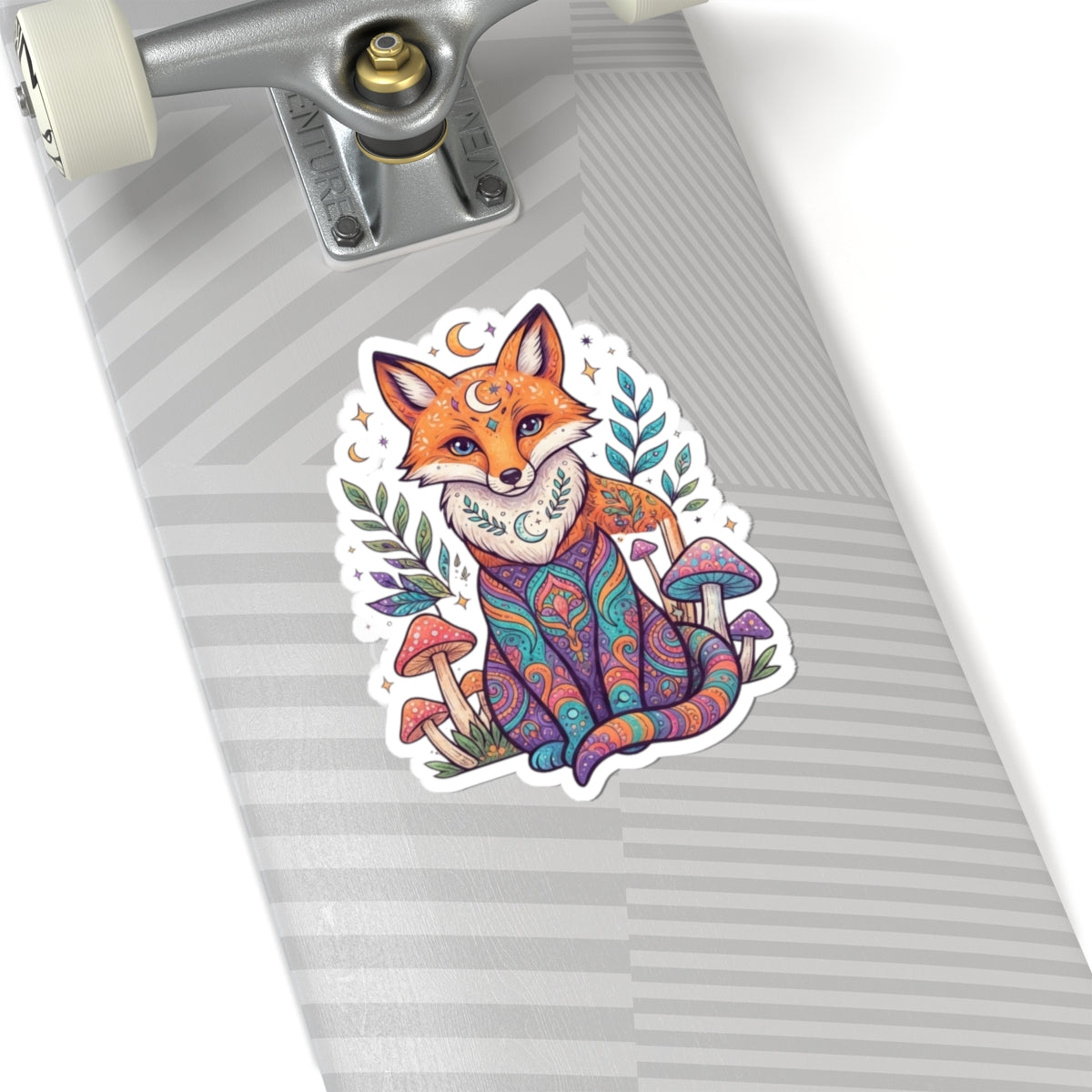"Hippy Fox" Sticker — Main