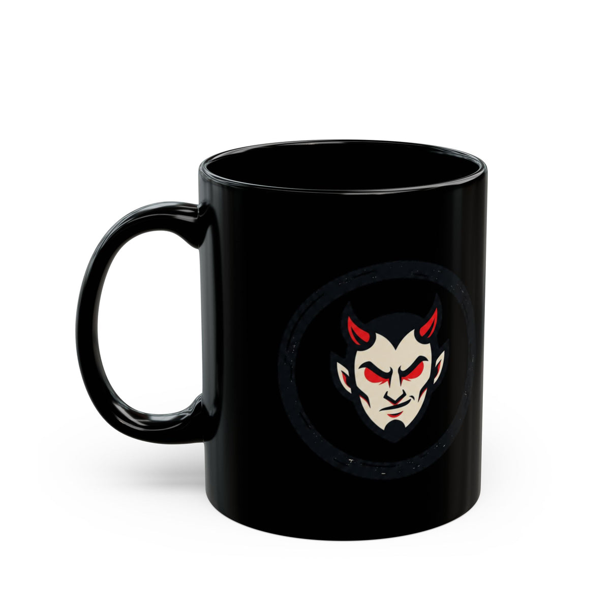 "Tallies to Hell" Black Ceramic Mug — Graphic
