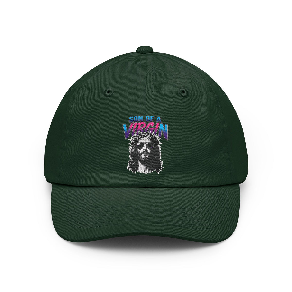 Color: Forest Green | Good Book Series - Son of A Virgin Dad Hat