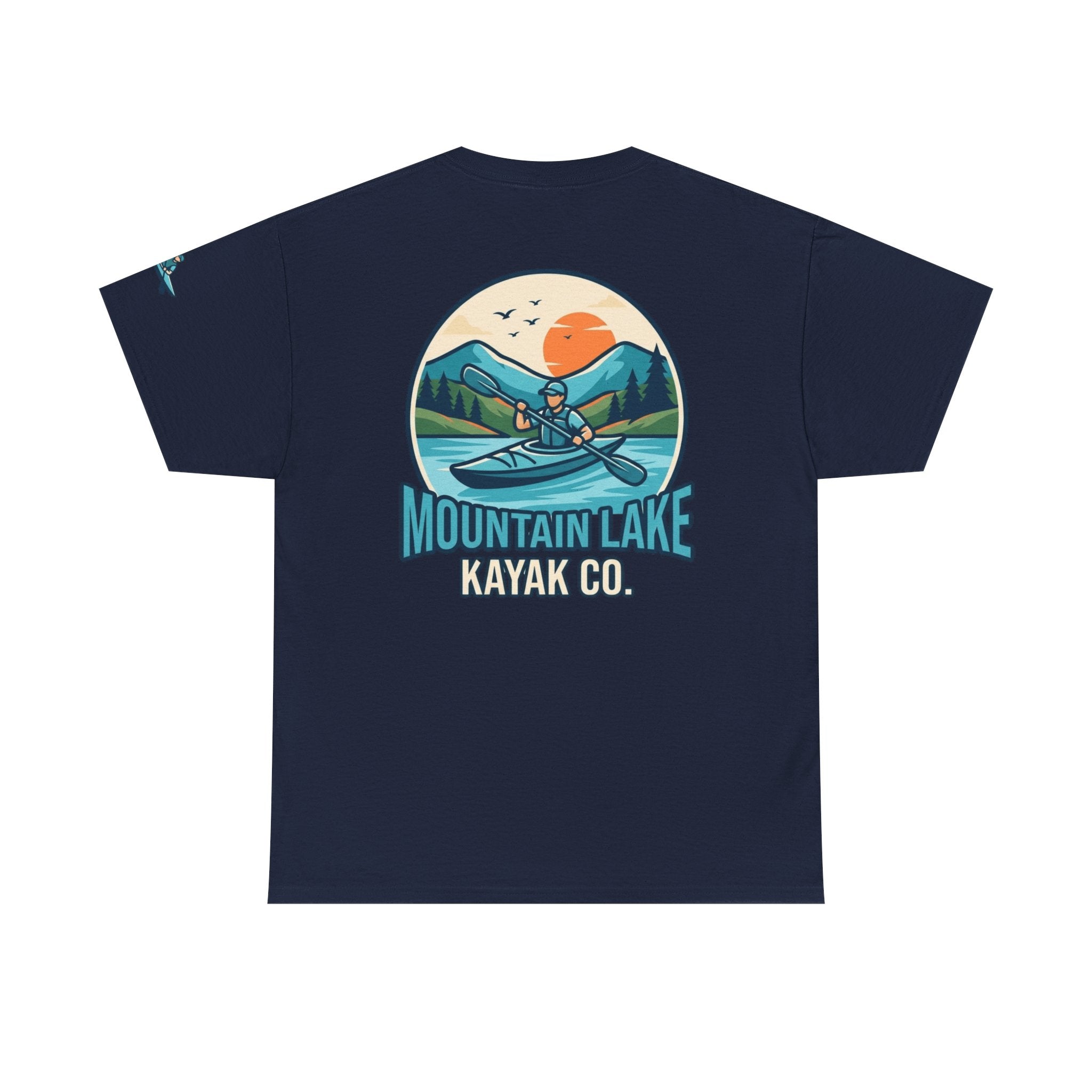 "Mountain Lake Kayak" Premium Graphic Tee