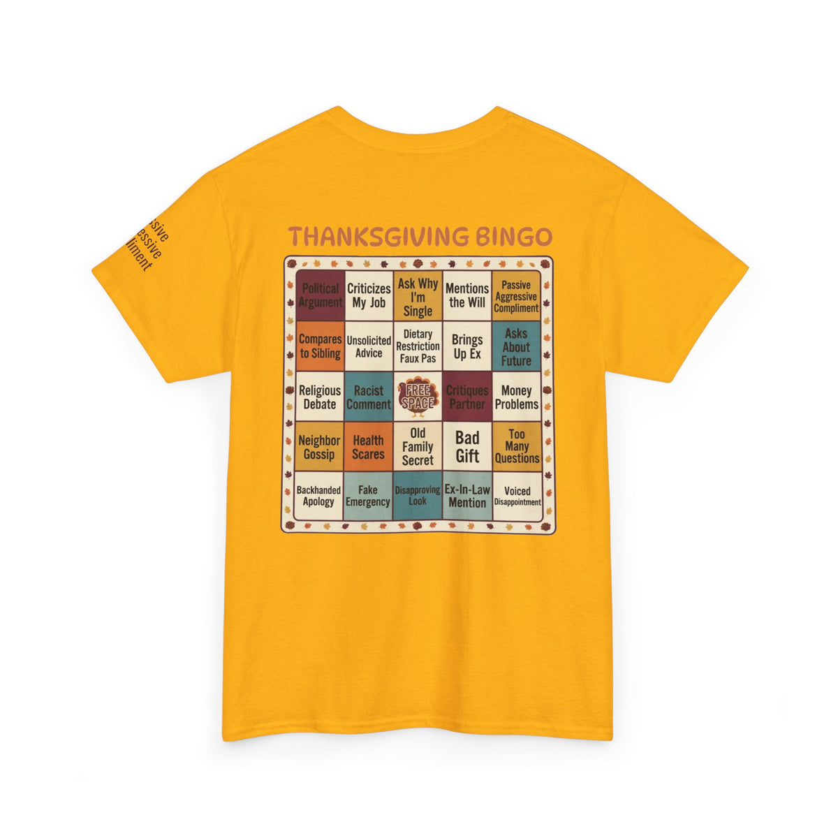 Thankgiving Bingo Premium Graphic Tee