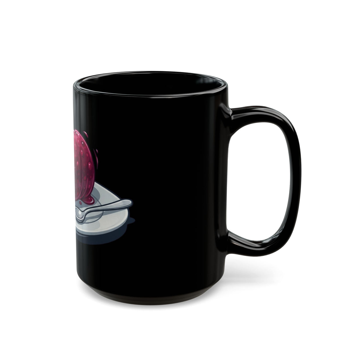 "Yes It's From A Can" Black Ceramic Mug — Graphic