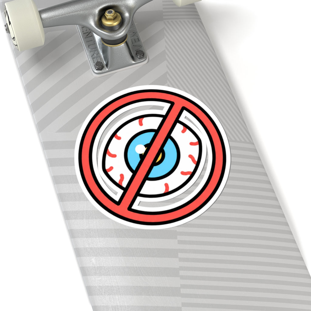 "Eye Contact Policy" Sticker
