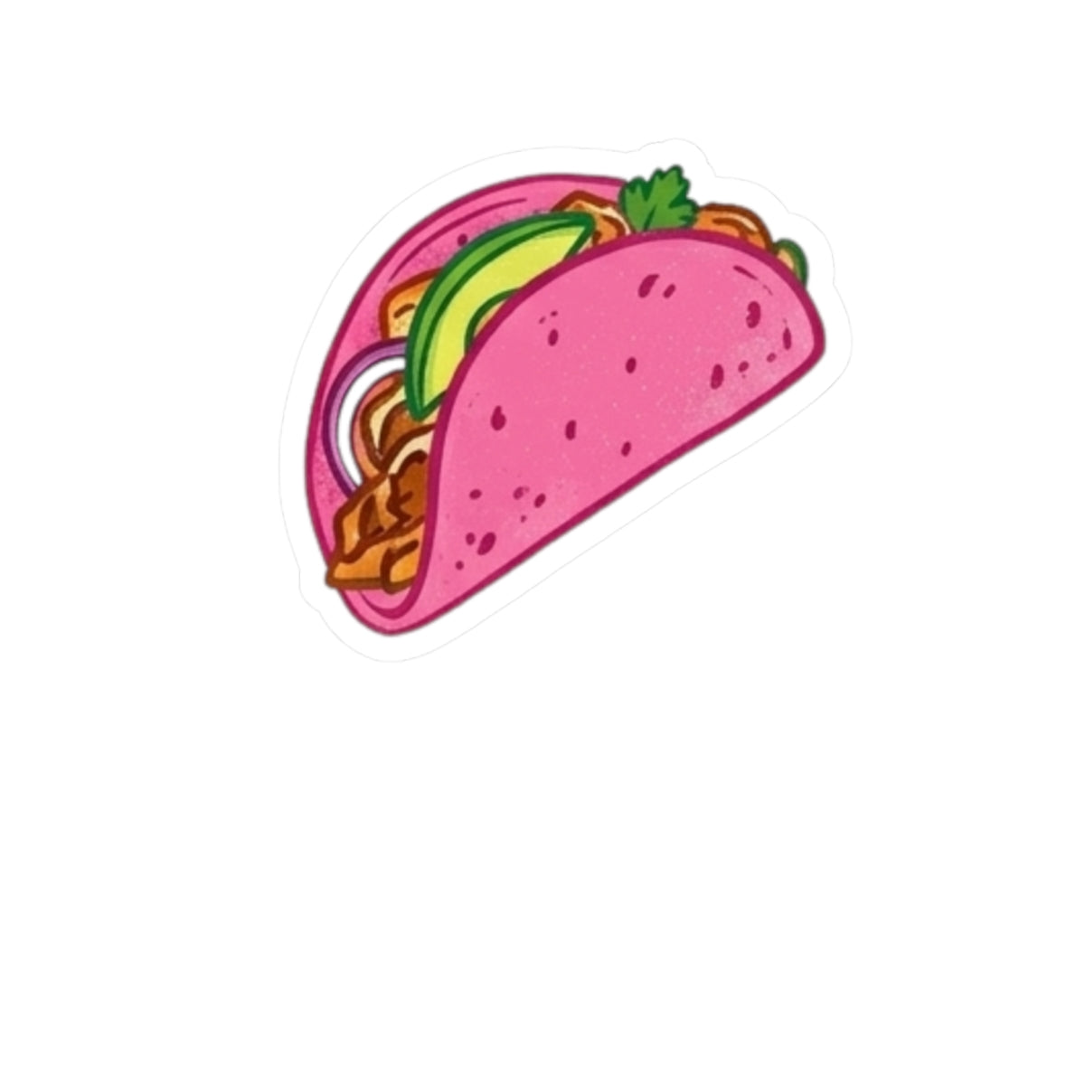 "I Love Pink Tacos" Sticker
