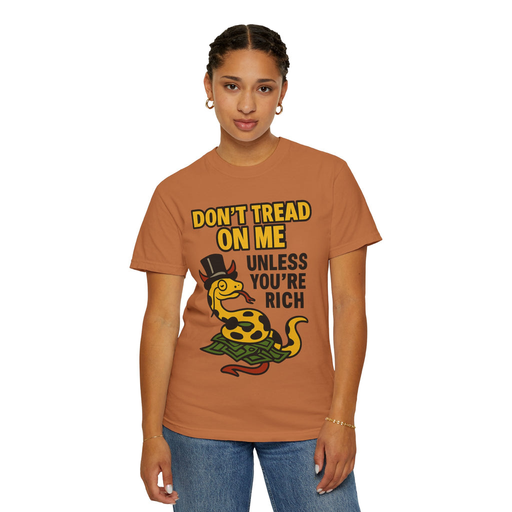 "Don't Tread On Me" Unisex Garment-Dyed T-shirt