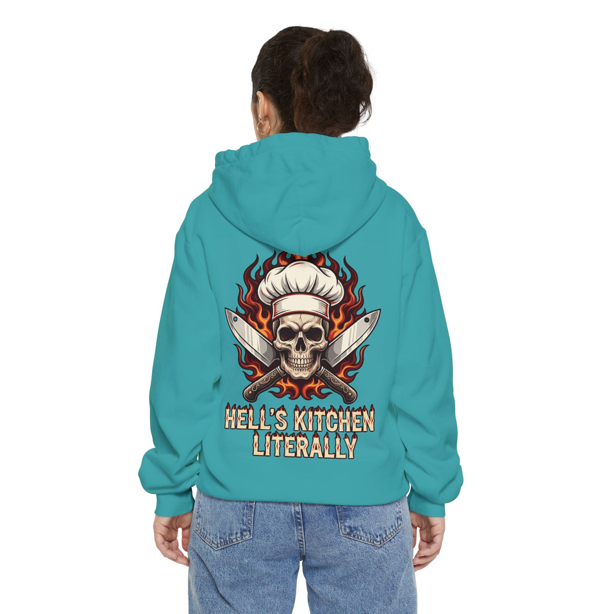 "Hell's Kitchen Literally" Garment-Dyed Hoodie