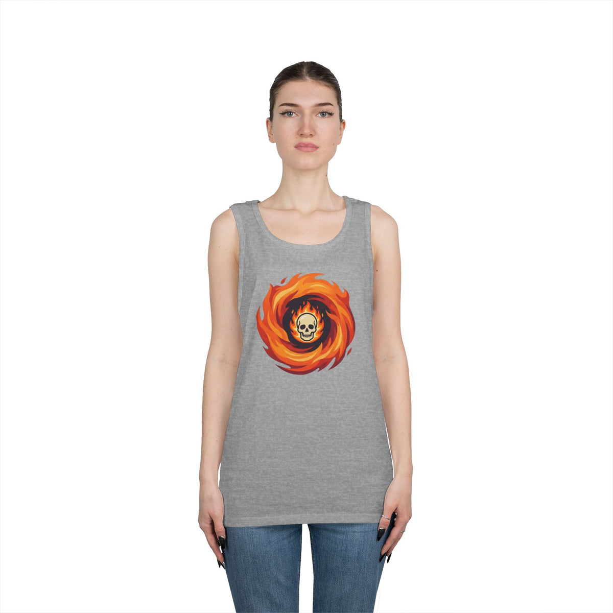 Color: Sport Grey | Hellfire Tank Top