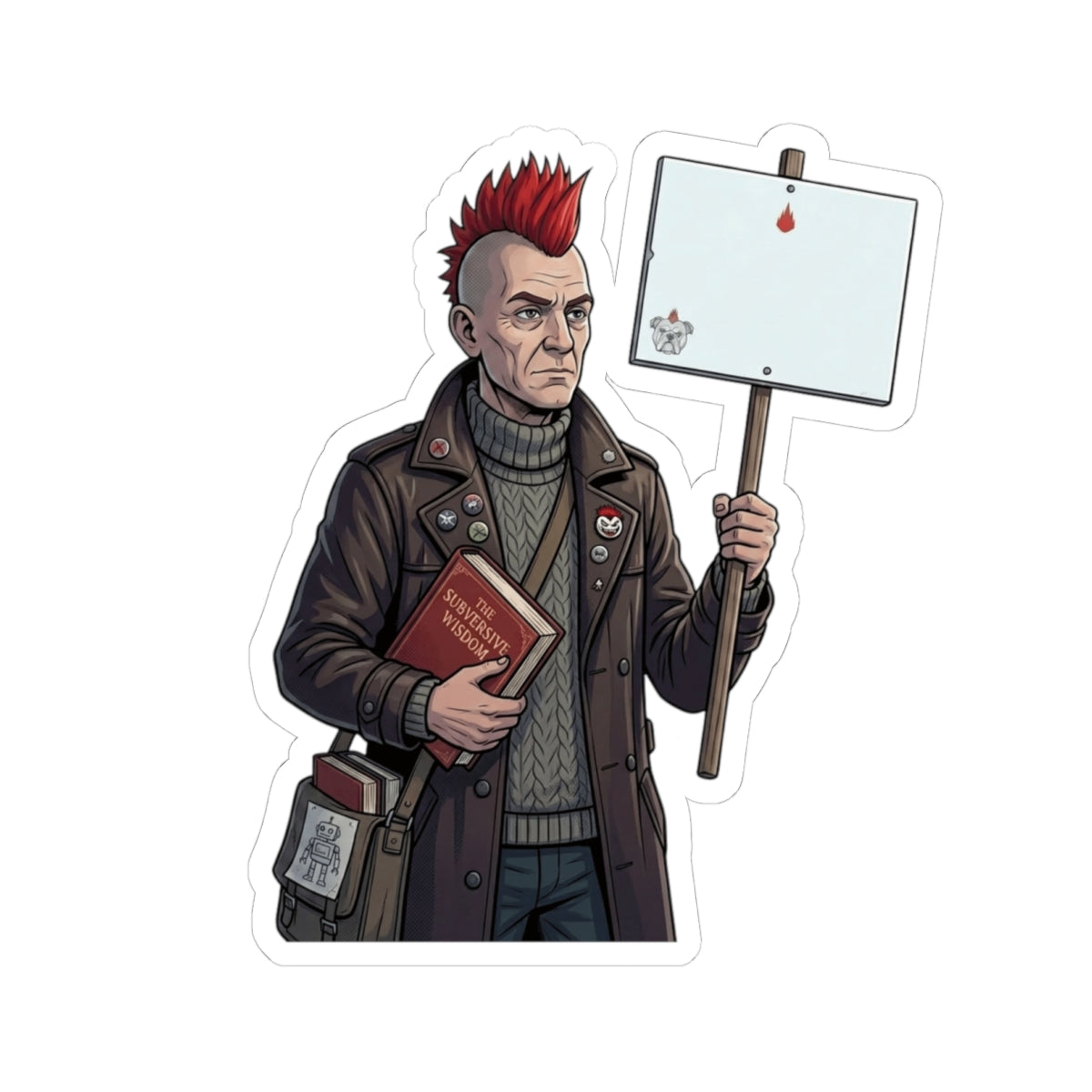 "Quiet" Sticker — Main