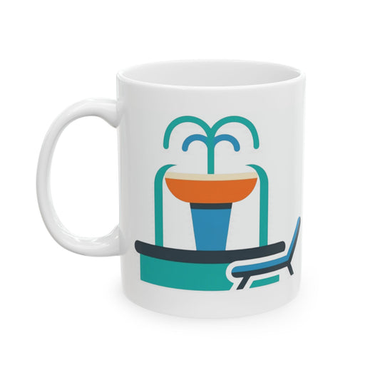 "July Member" White Ceramic Mug — Graphic