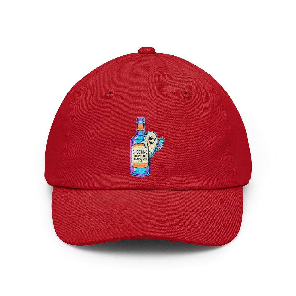 Color: Red | Ghosting Dad Hat