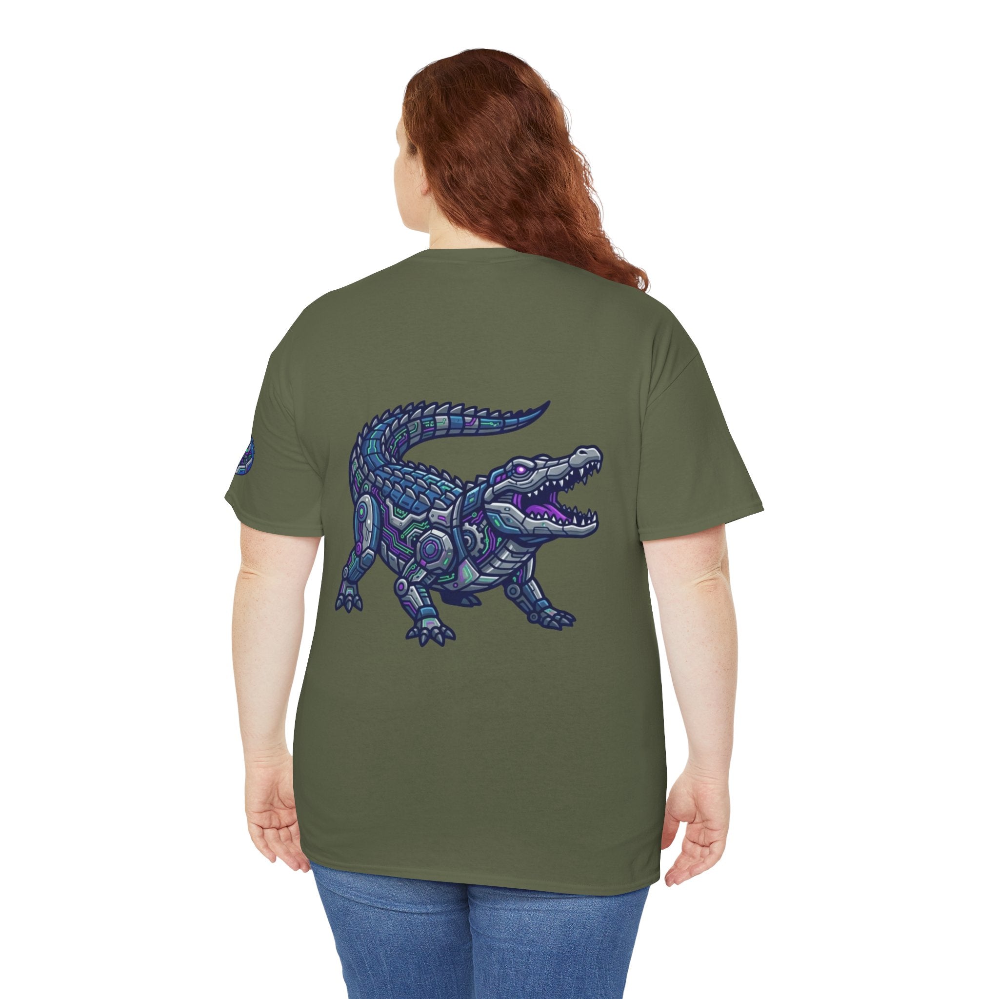 "Cyber Alligator" Premium Graphic Tee