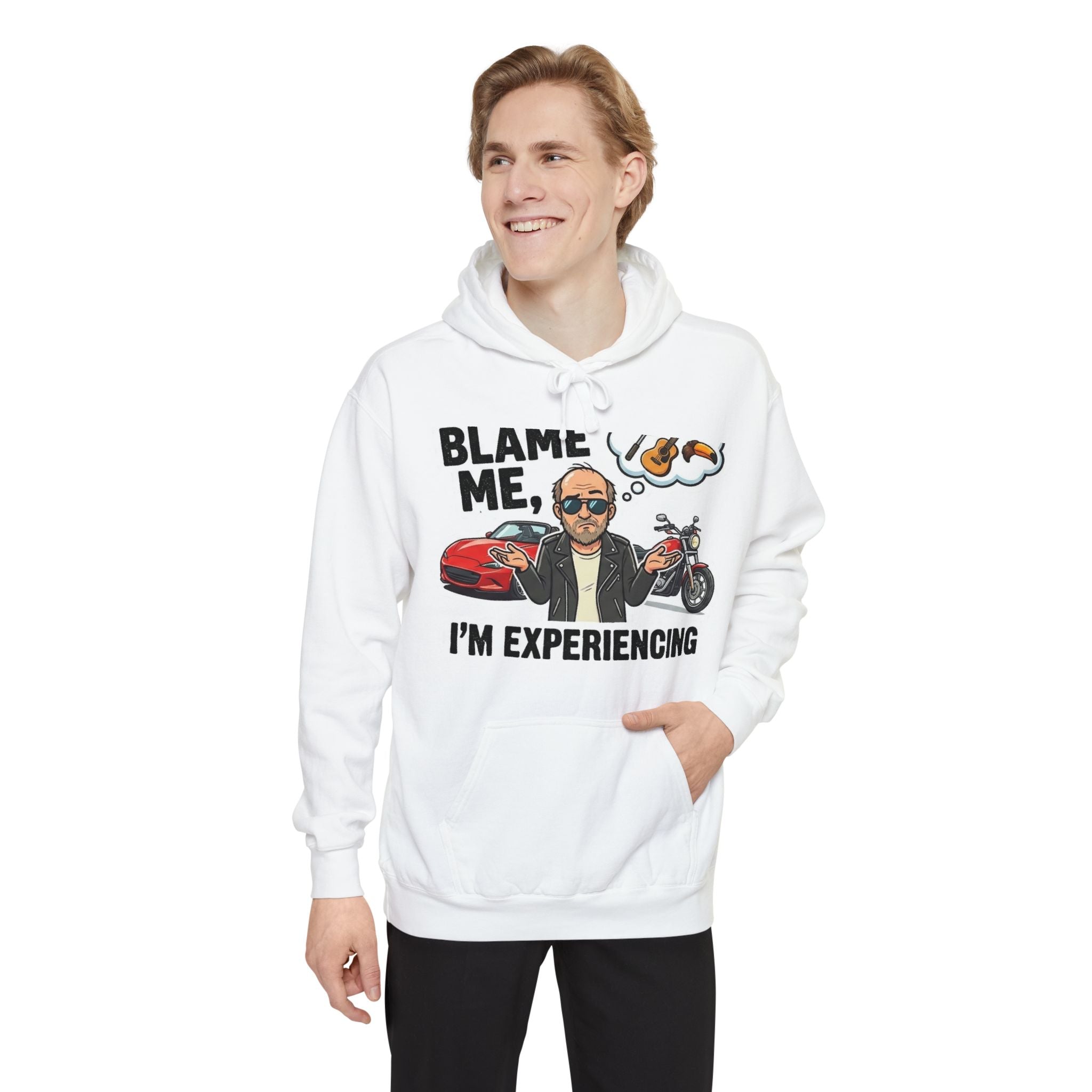 Dudepause: It's a Thing | Garment-Dyed Hoodie — AttitudeShirts