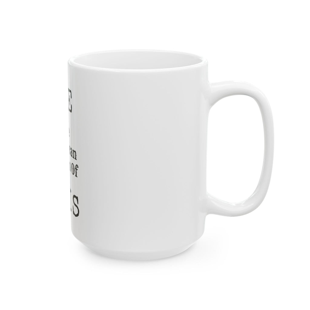 "ICE The American Version of ISIS" White Ceramic Mug