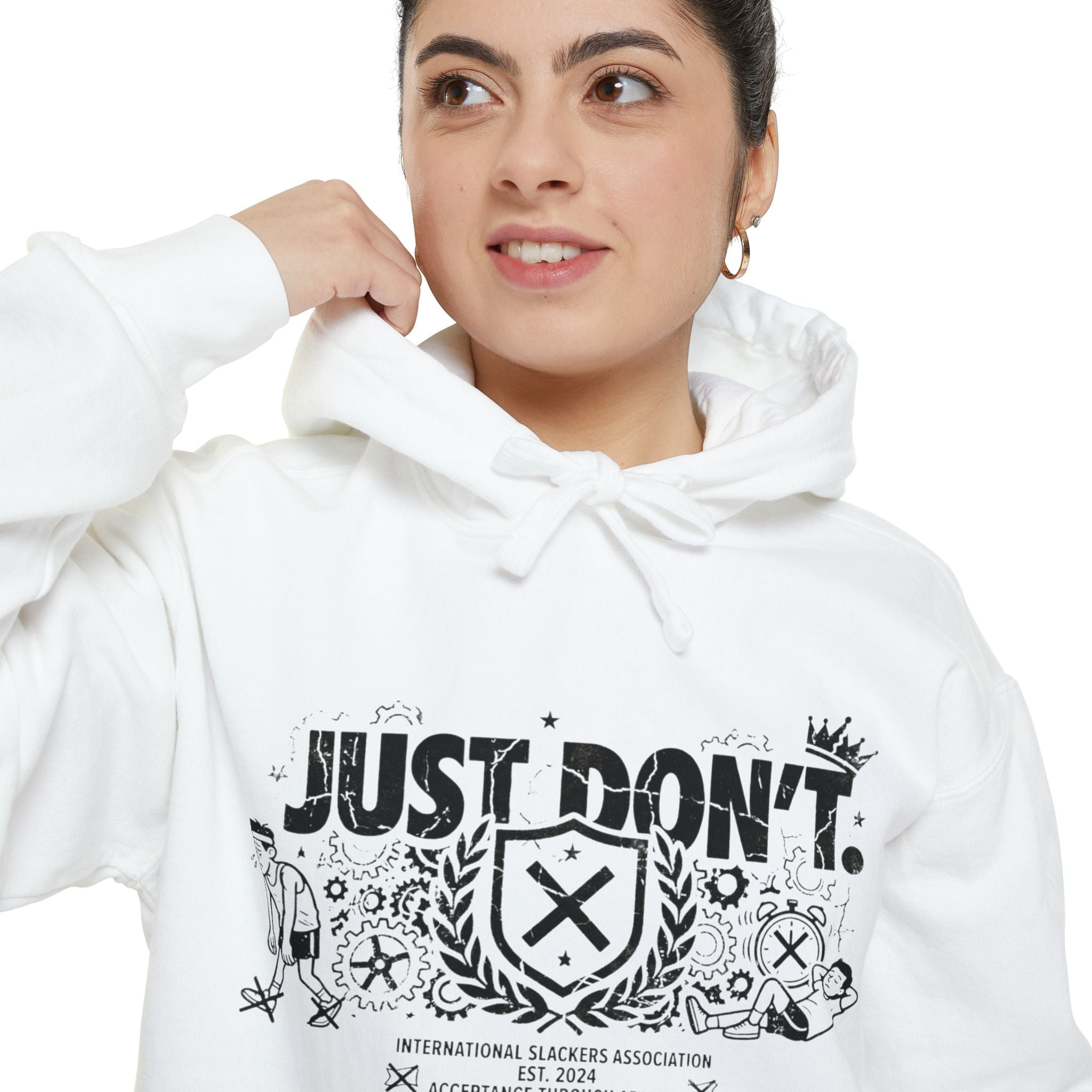 The Anti-Motivational Manifesto | Garment-Dyed Hoodie — AttitudeShirts