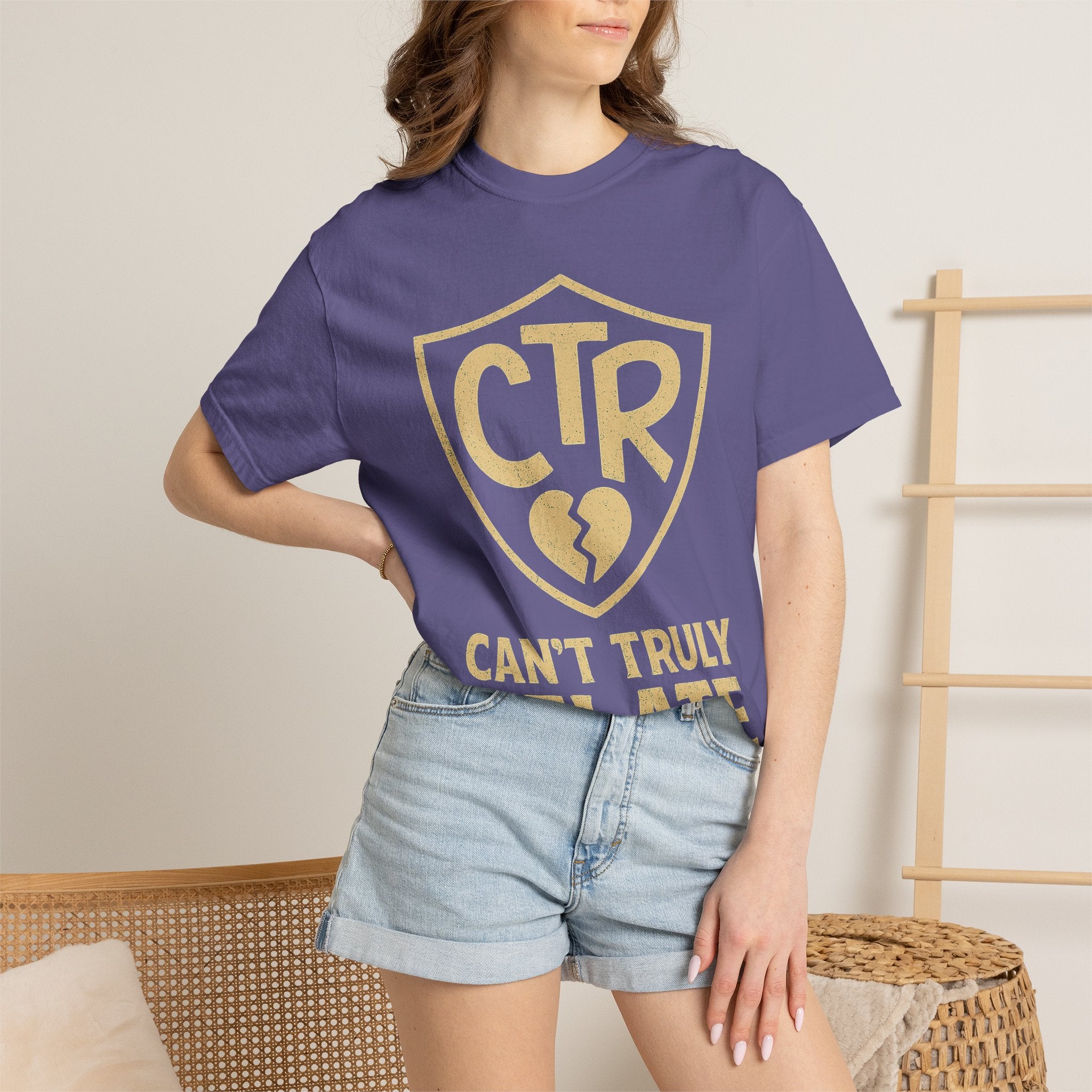 "CTR: Can't Truly Relate" Unisex Garment-Dyed T-shirt