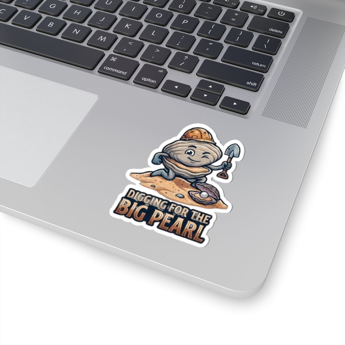 "Digging For The Big Pearl" Sticker — Main