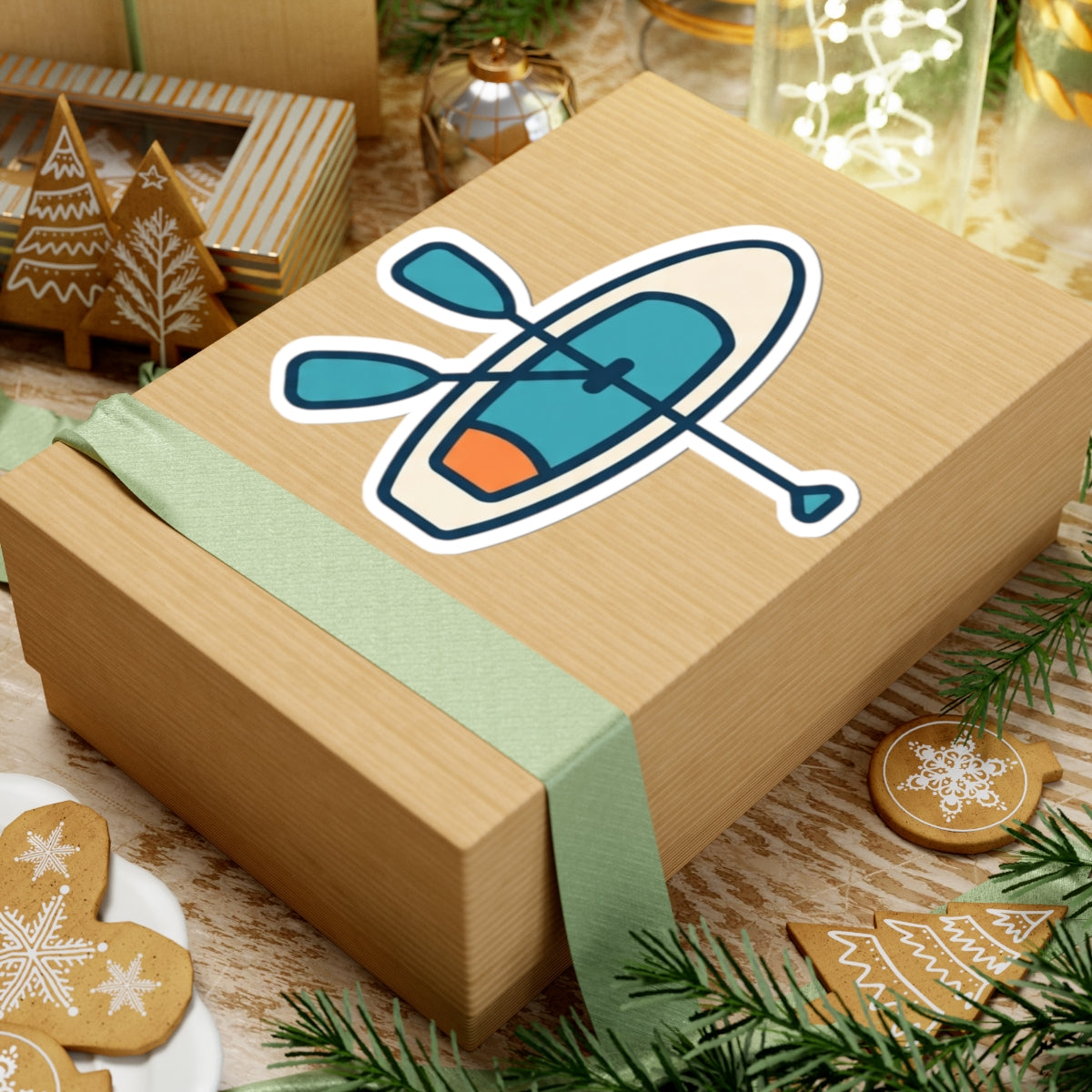 "Mountain Lake Paddle Board" Sticker