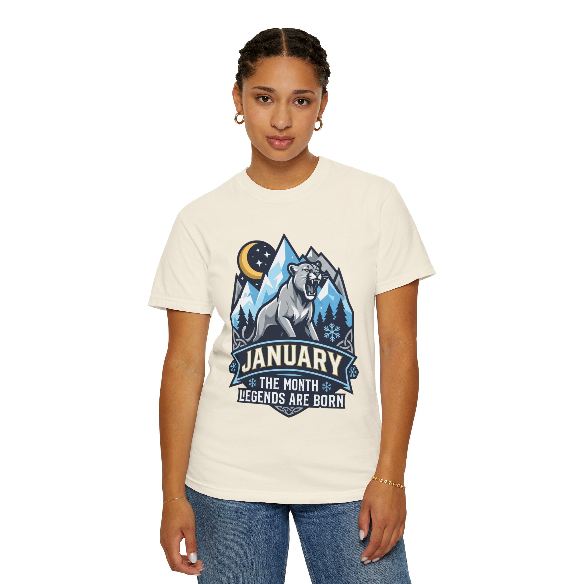 "January Legend" Unisex Garment-Dyed Tee