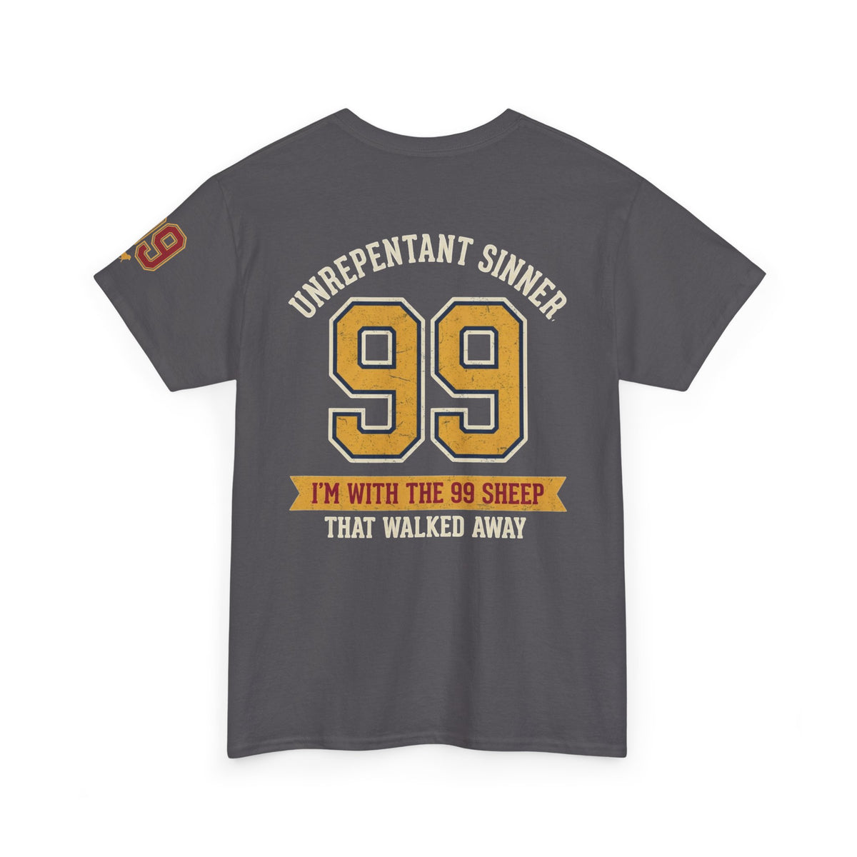 "Good Book Series 99 Unrepentant Sinner" Premium Graphic Tee
