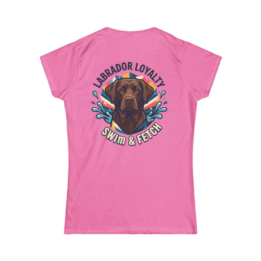 Color: Azalea | Labrador Loyalty Swim Fetch Women's Tee