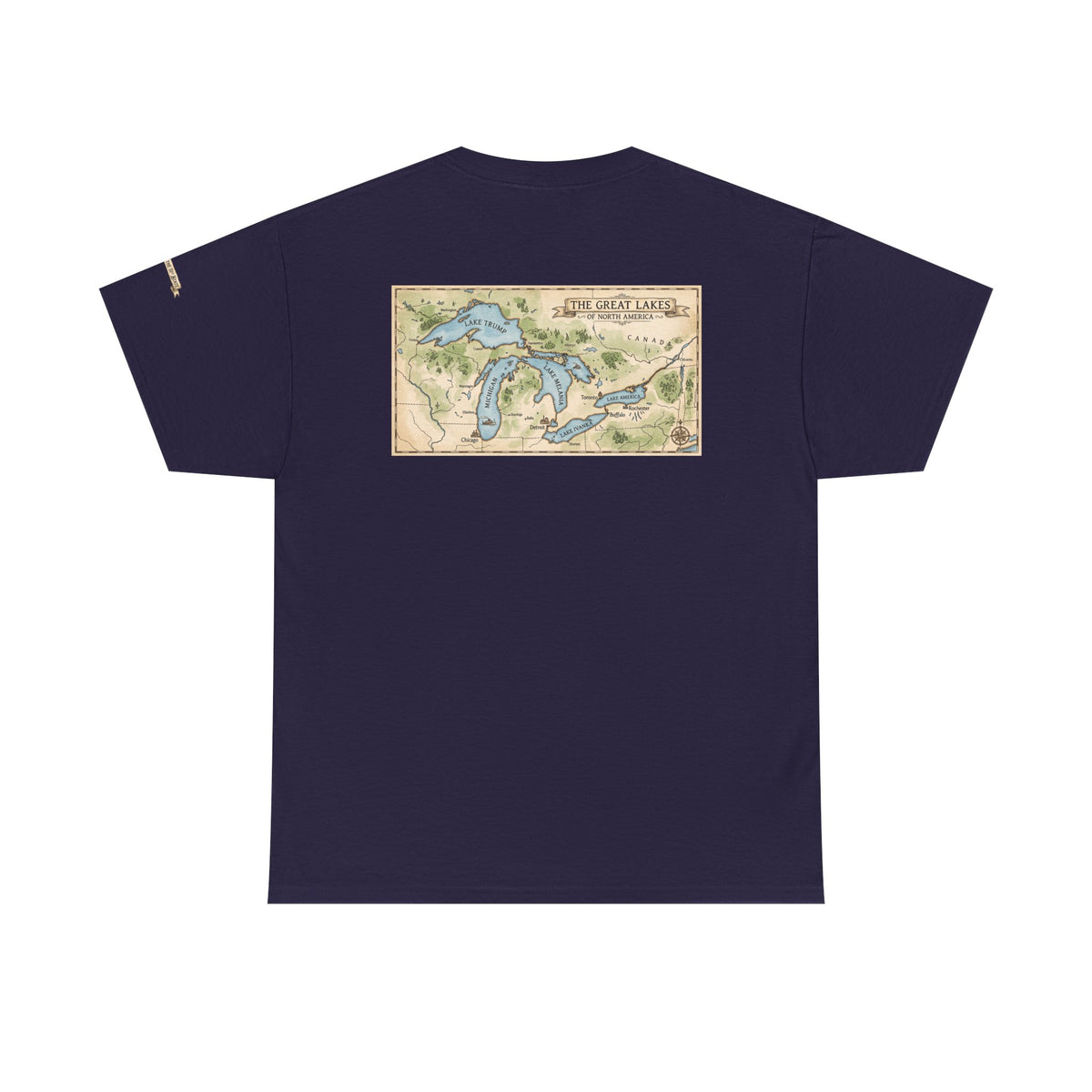 Color: Blackberry | 51st State Great Lakes Premium Graphic Tee