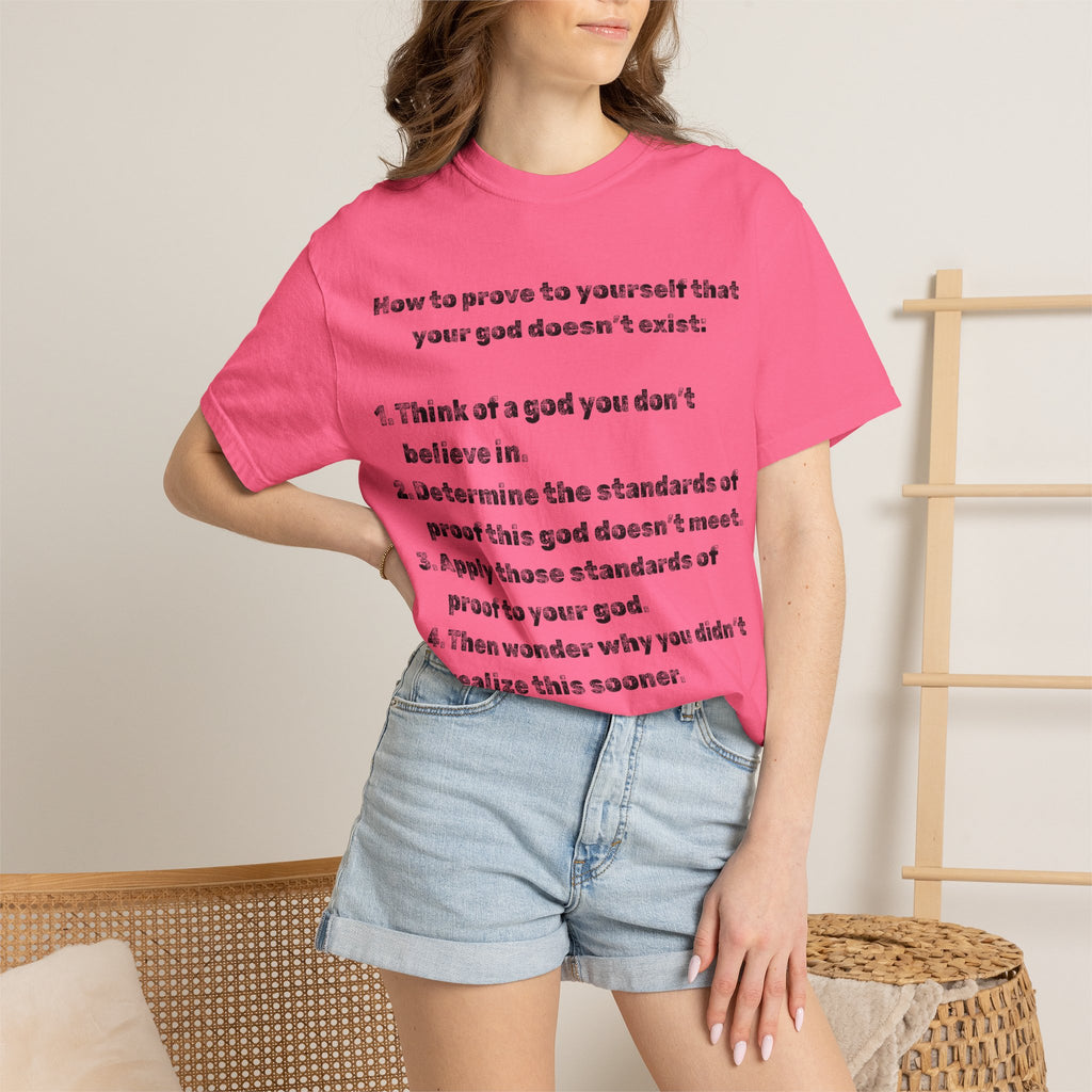 "Divine Double Standard" Unisex Garment-Dyed T-shirt