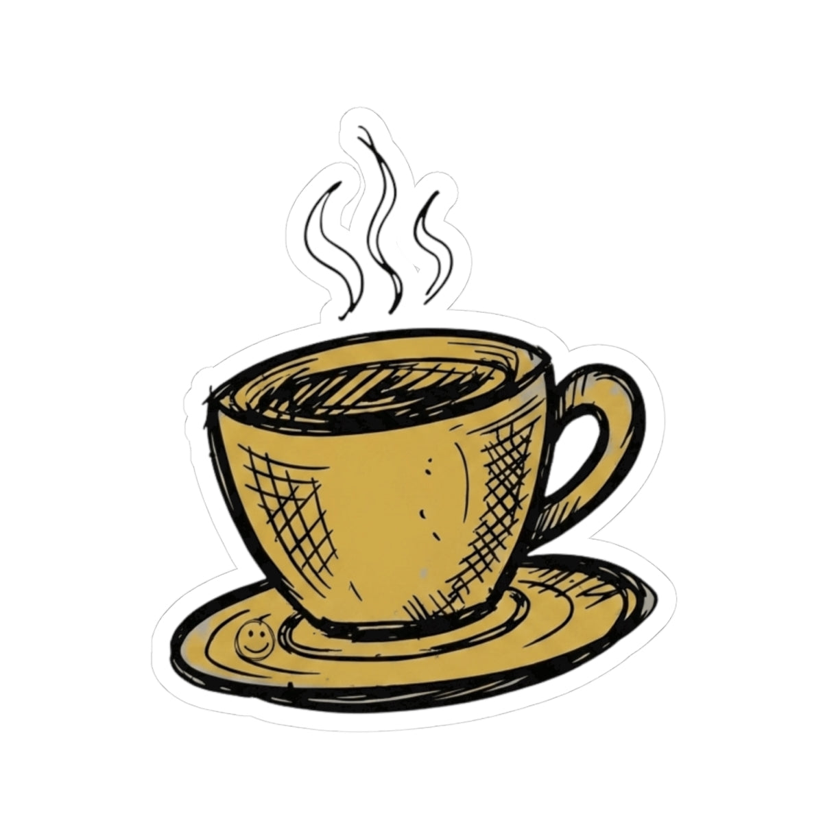 "Happy Coffee" Sticker