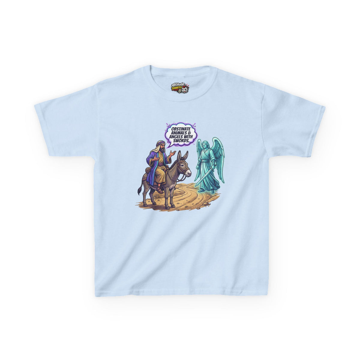 Good Book Series Obstinate Animals & Angels With Swords Kids Tee
