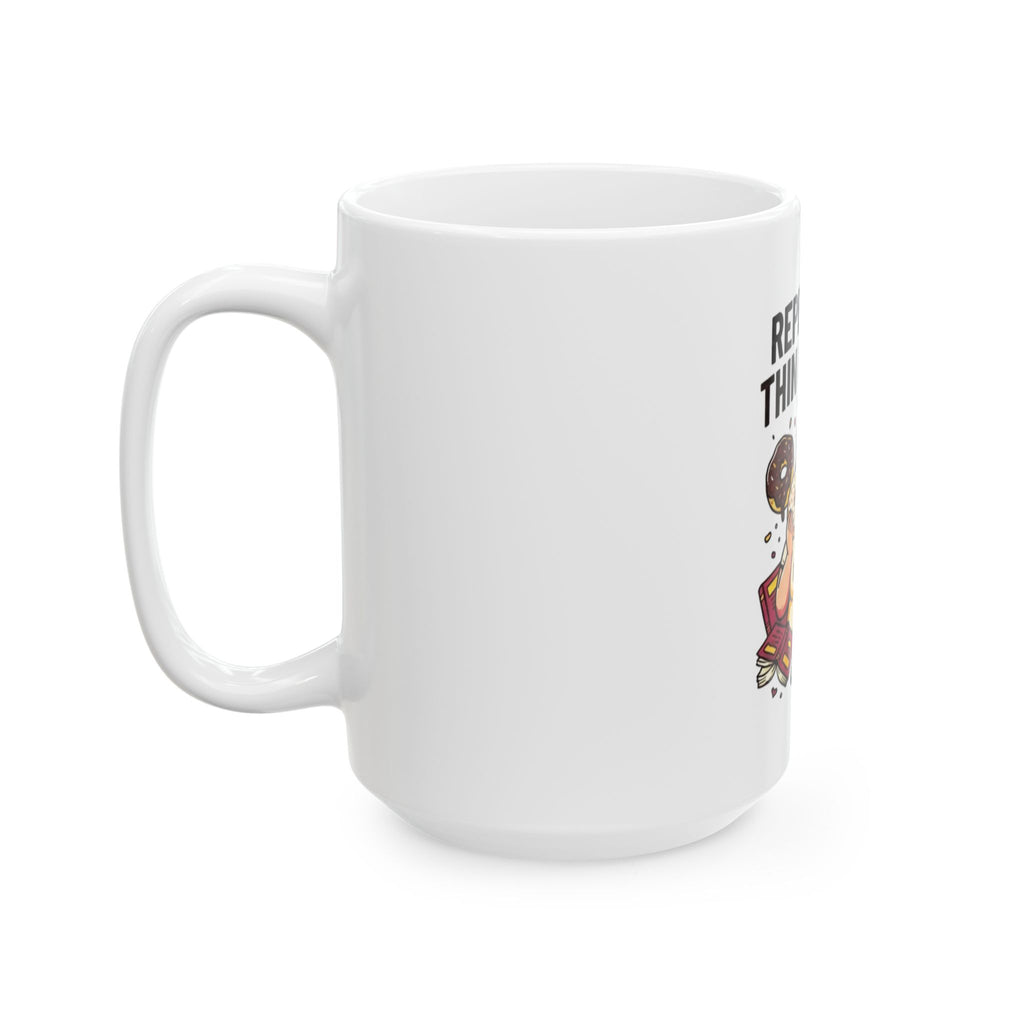 "Repent and Thin No More" White Ceramic Mug