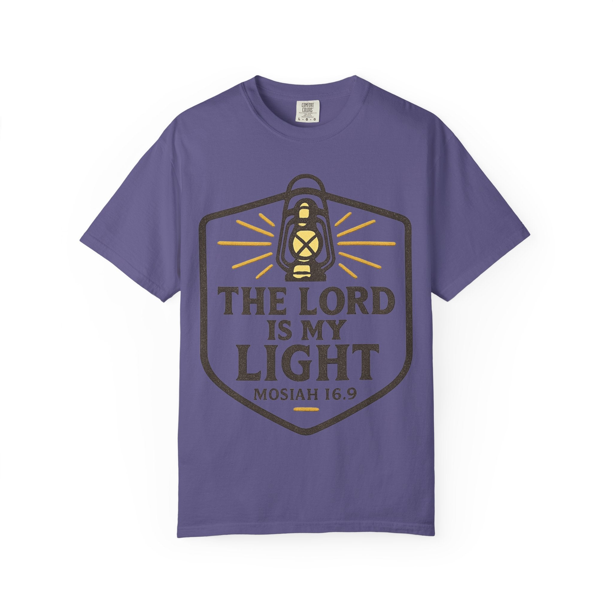 "The Lord is My Light" Unisex Garment-Dyed T-shirt