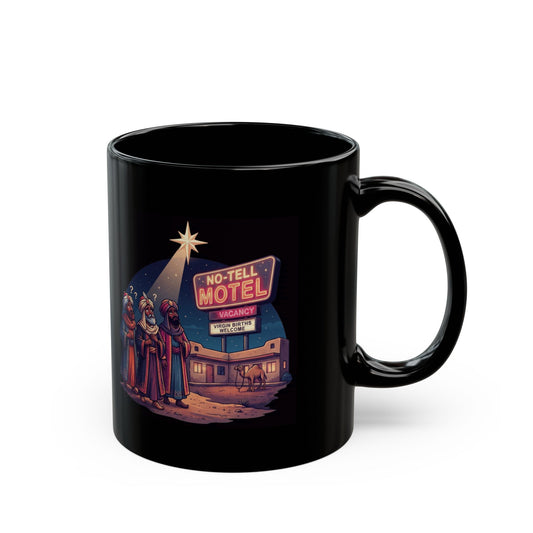 "No Vacancy" Black Ceramic Mug