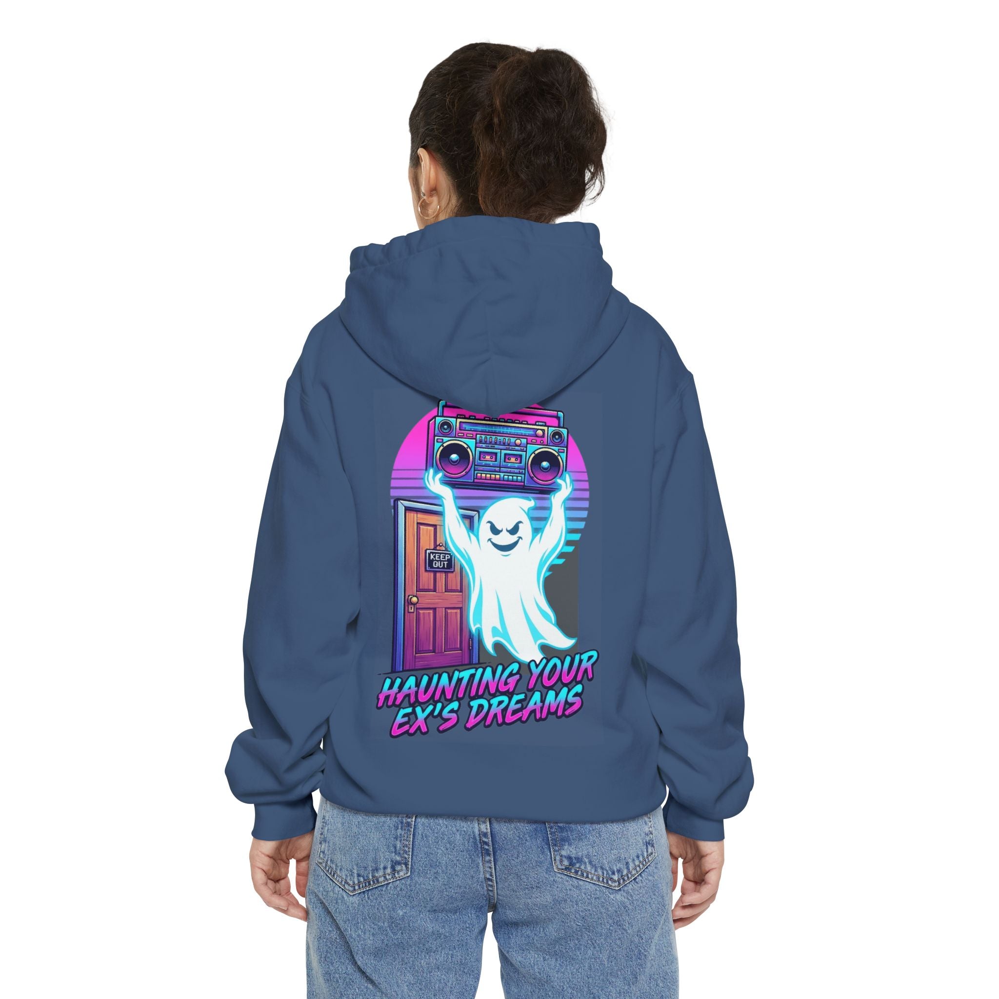 "Haunting Your Ex's Dreams" Garment-Dyed Hoodie