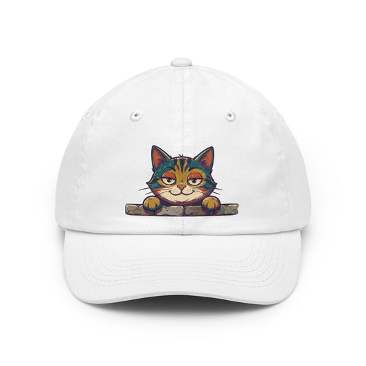 Color: White | I Didn't Do It Dad Hat — Graphic