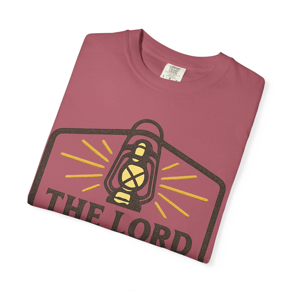 "The Lord is My Light" Unisex Garment-Dyed T-shirt