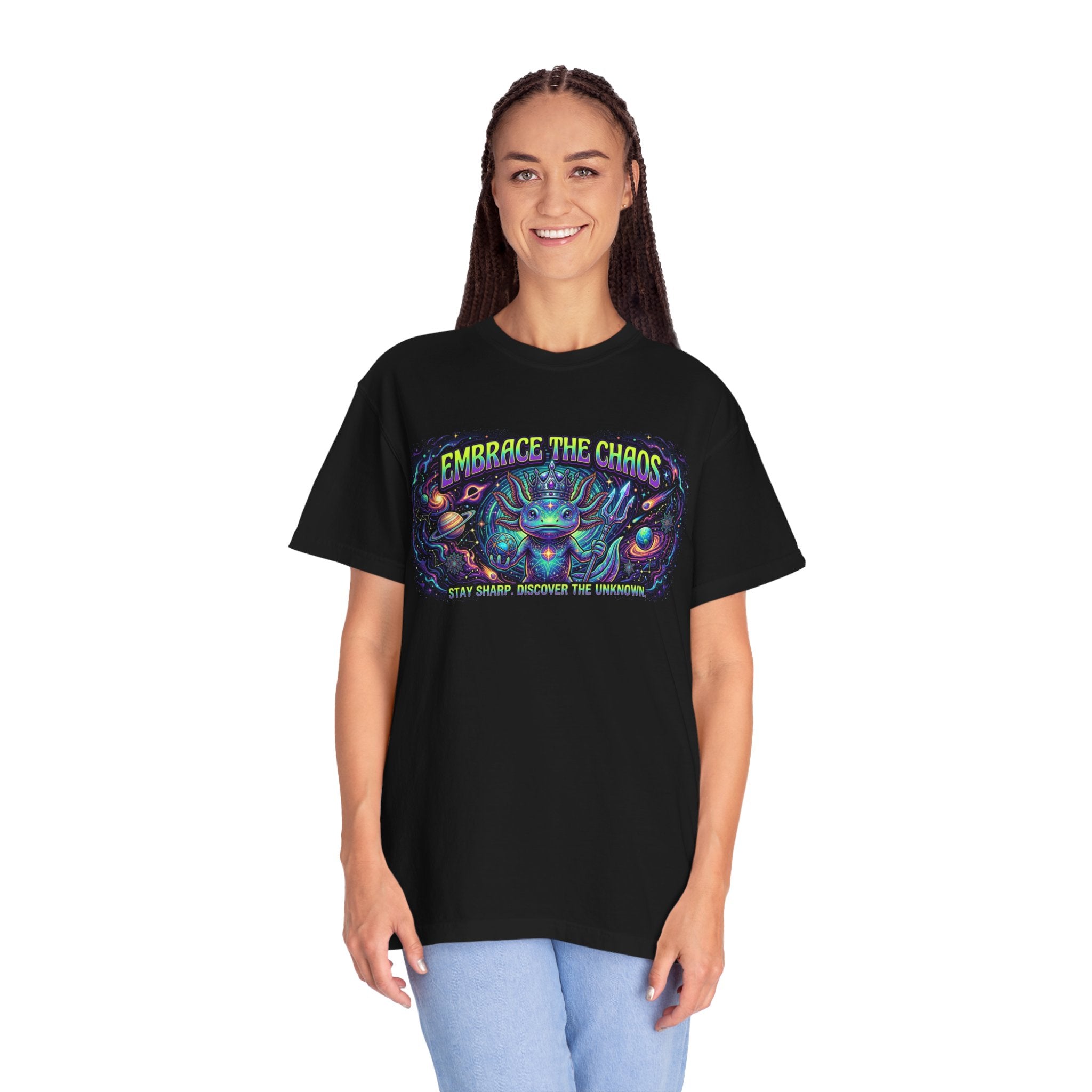 "Embrace the Chaos" Unisex Garment-Dyed Tee