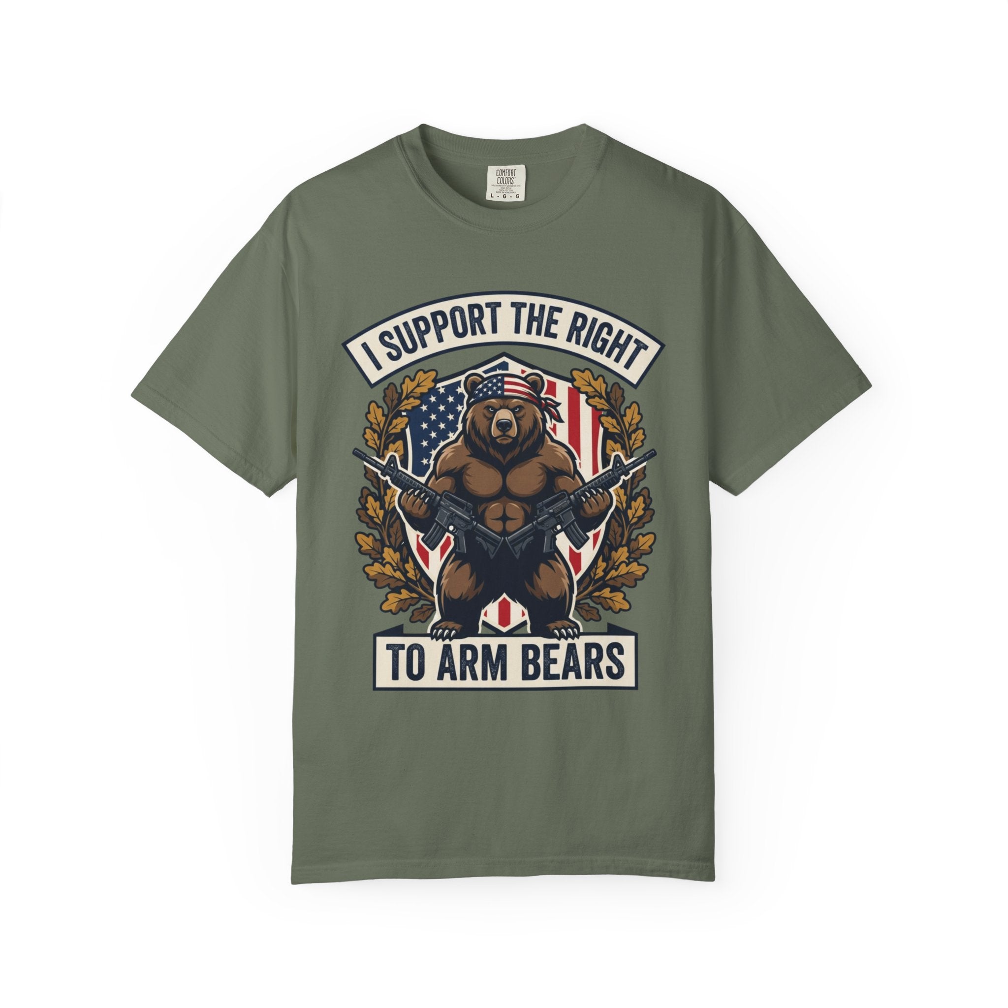 "Right to Arm Bears" Unisex Garment-Dyed Tee