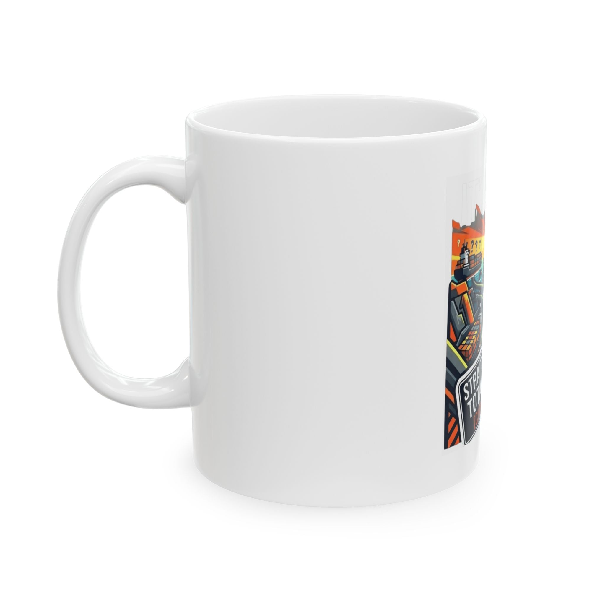 "Straight Of Hormuz is Open" White Ceramic Mug