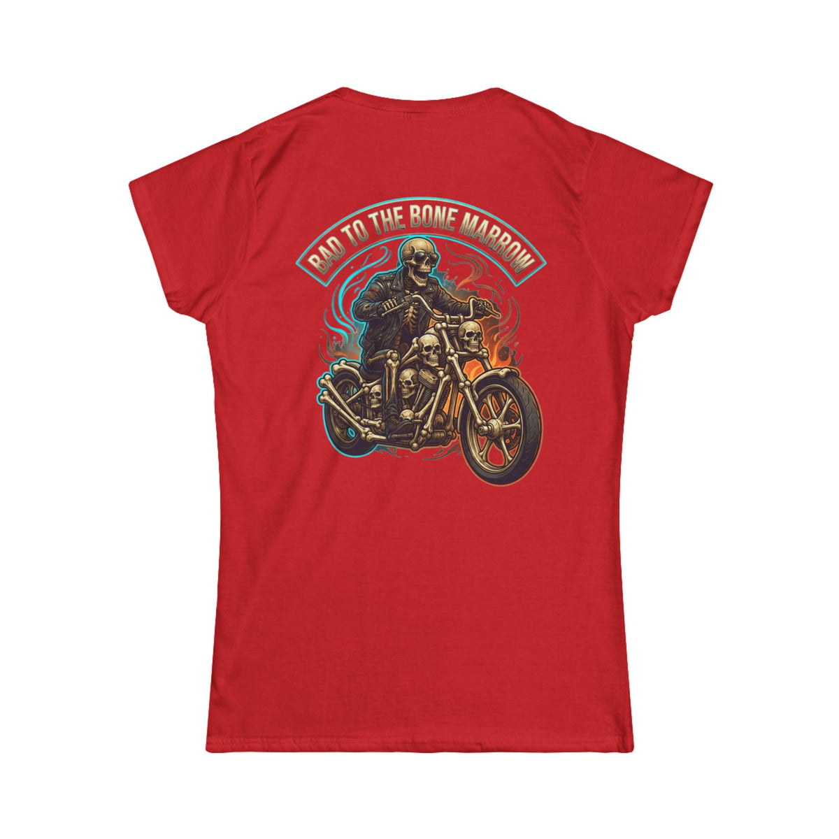 Color: Red | Bad to the Bone Marrow Women's Tee