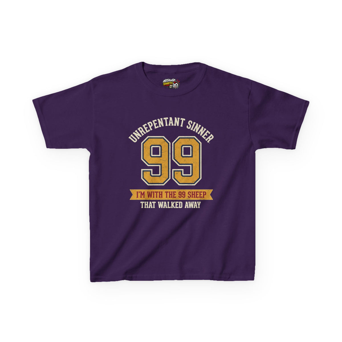 "Good Book Series 99 Unrepentant Sinner" Kids Tee