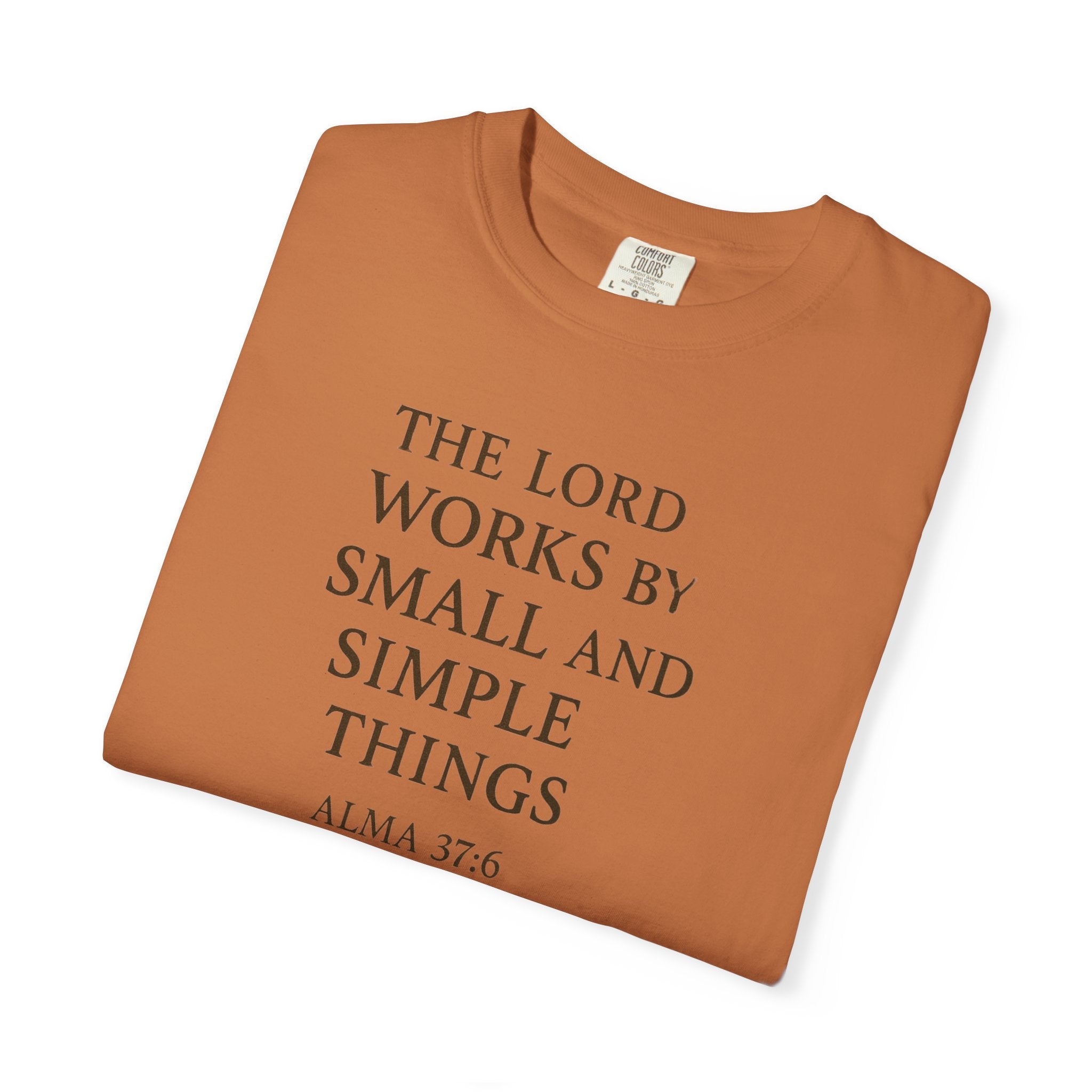 "Small and Simple Things" Unisex Garment-Dyed T-shirt