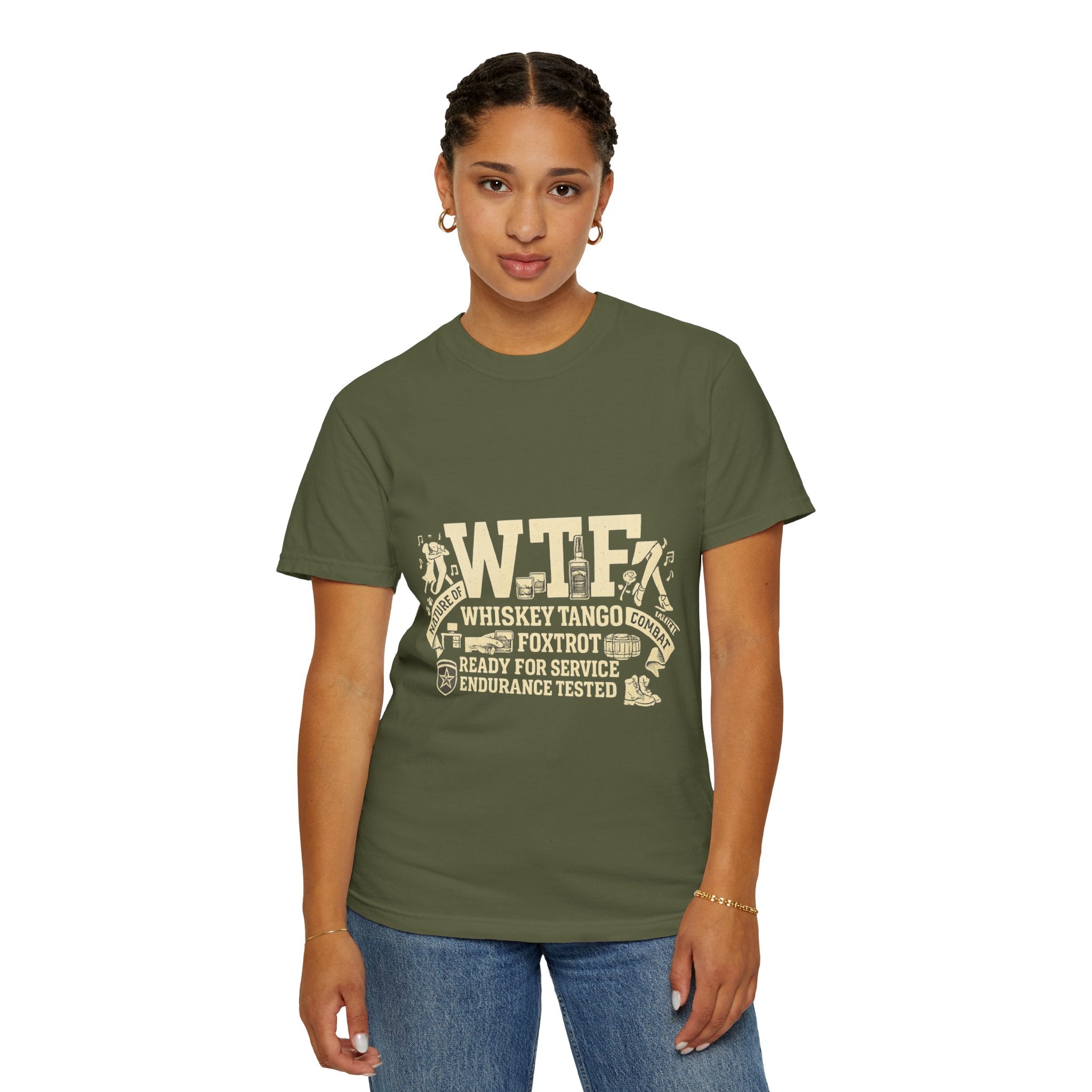 WTF Nature of Combat | Garment-Dyed Tee — AttitudeShirts