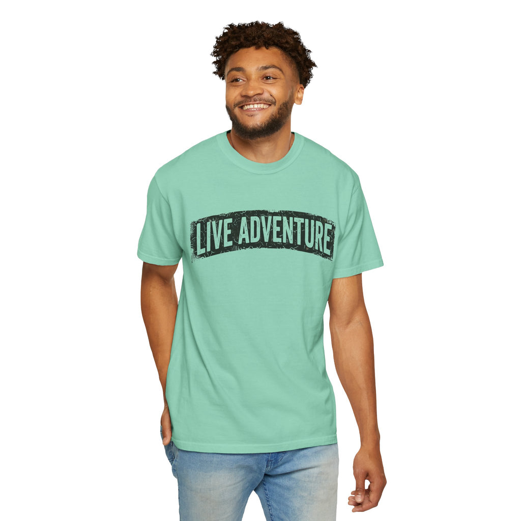 "Live Adventure" Unisex Garment-Dyed Tee