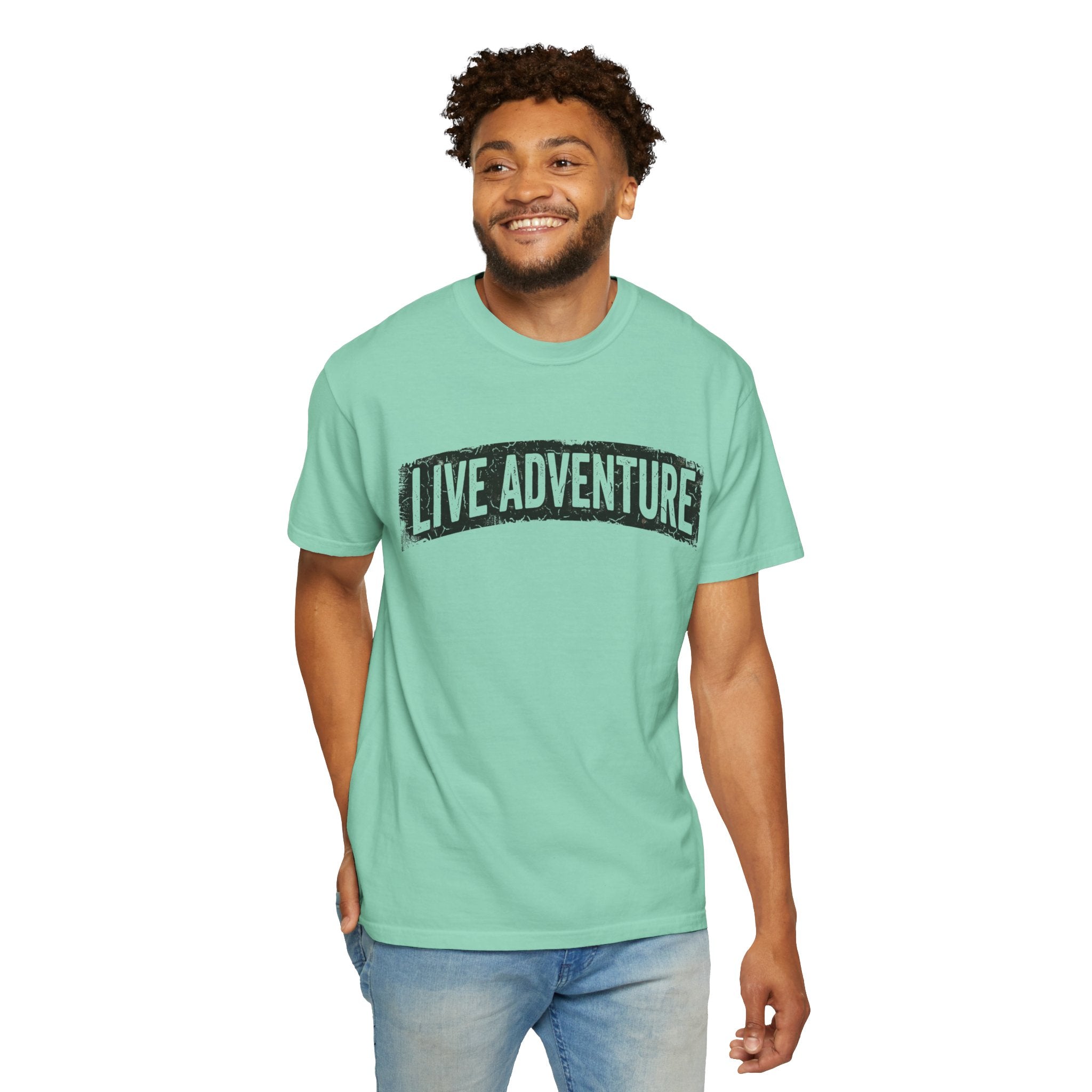 "Live Adventure" Unisex Garment-Dyed Tee
