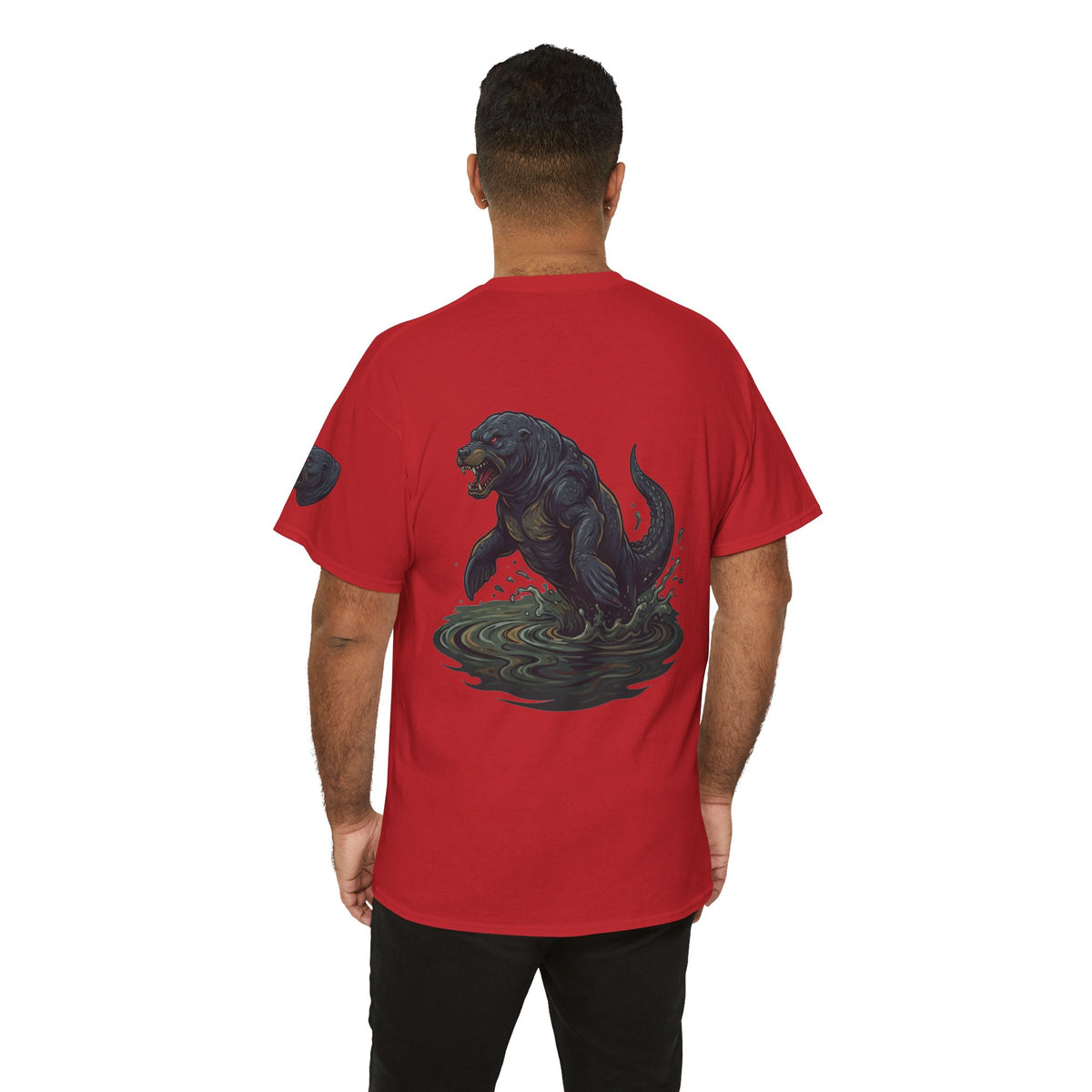 Color: Red | Bunyip (Australian Aboriginal Mythology) Premium Graphic Tee