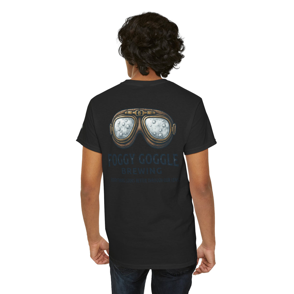Color: Black | Foggy Goggle Brewing Premium Graphic Tee