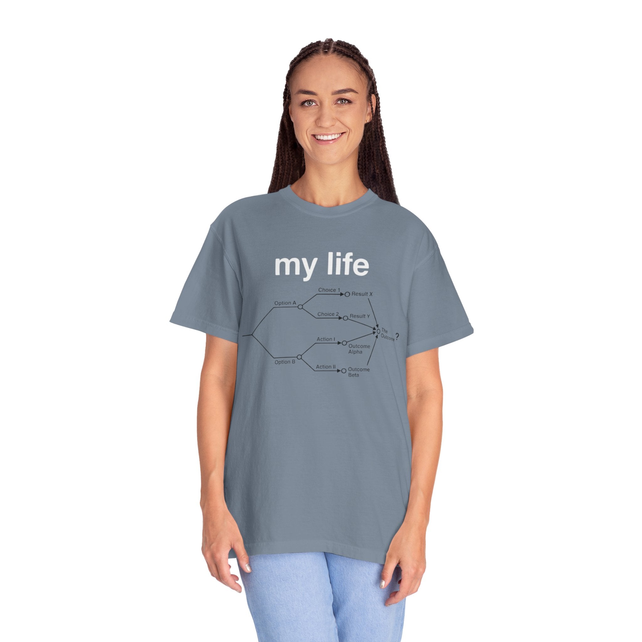 "My Life Decisions" Unisex Garment-Dyed T-shirt