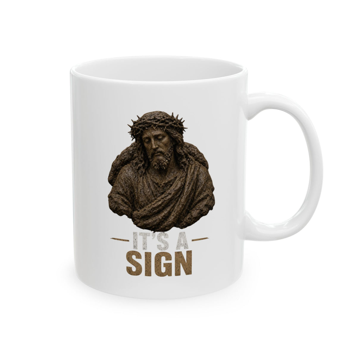 "Good Book Series It's a Sign" White Ceramic Mug