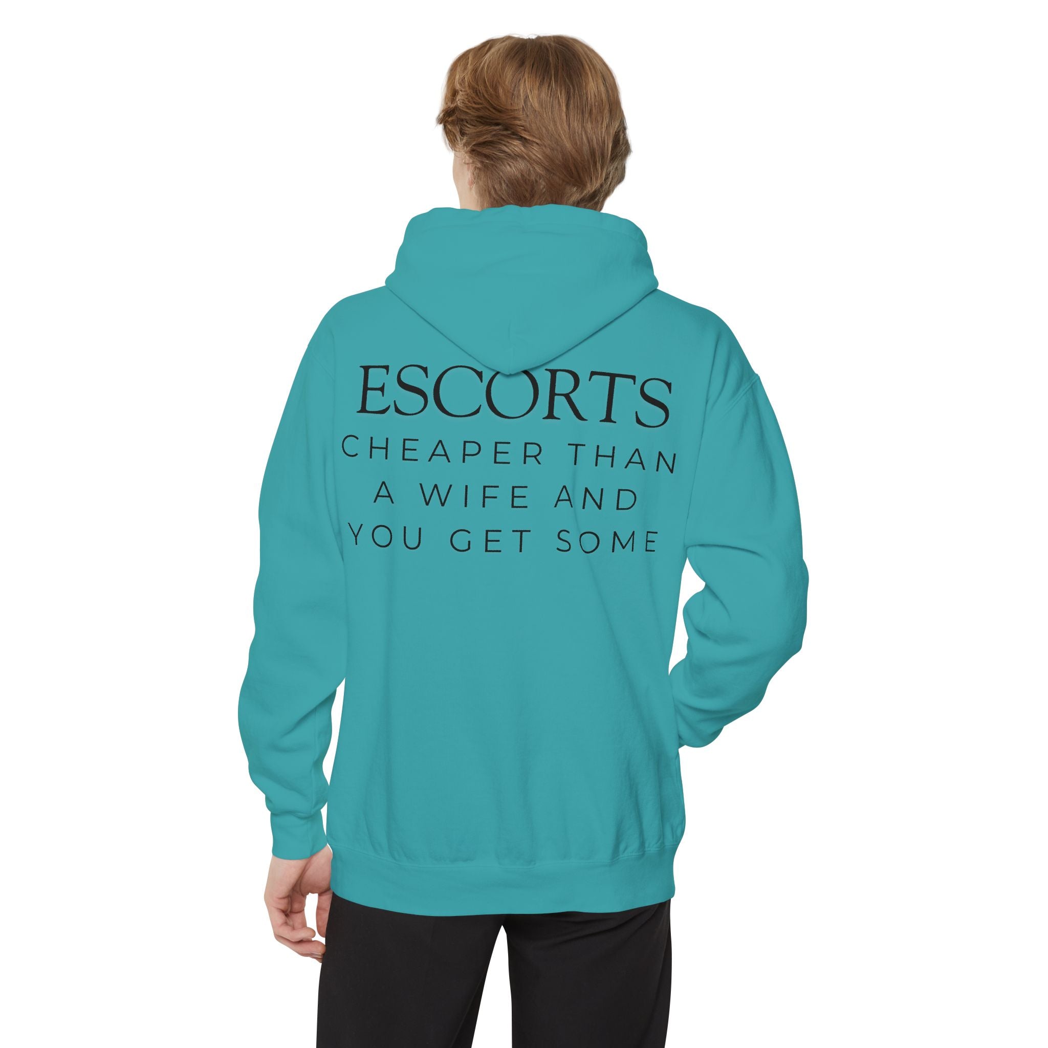 "Escorts" Garment-Dyed Hoodie